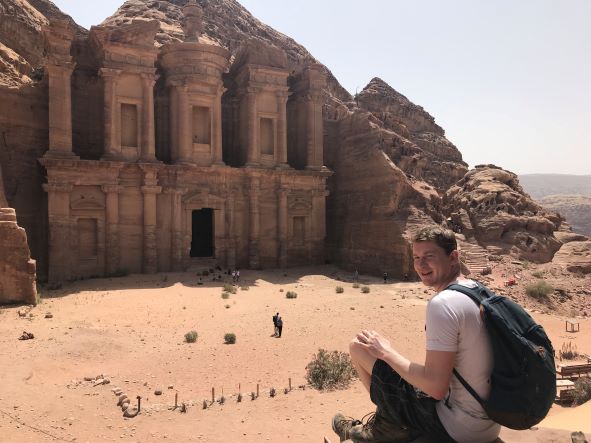 Ian Maquignaz at Petra